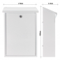 Preview: Rottner Briefkasten Parma weiss