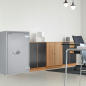 Preview: Rottner Wertschutzschrank EN3 Pearl 110  Elektronikschloss grau