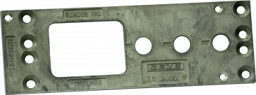 Montageplatte für GEZE TS2000