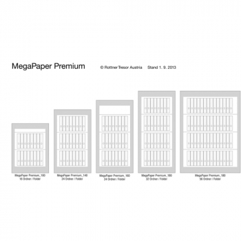 Rottner Papiersicherungsschrank MegaPaper 160 Premium Elektronikschloss