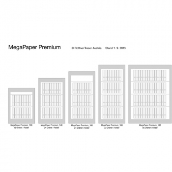 Rottner Papiersicherungsschrank MegaPaper 180 Premium Elektronikschloss