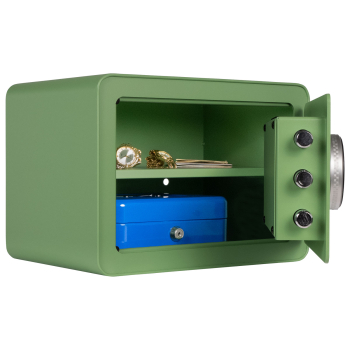 Rottner Möbeltresor Vintage-Green Elektronikschloss inkl. Fingerprint