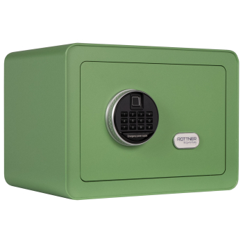 Rottner Möbeltresor Vintage-Green Elektronikschloss inkl. Fingerprint
