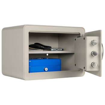 Rottner Möbeltresor Vintage-Grey Elektronikschloss inkl. Fingerprint
