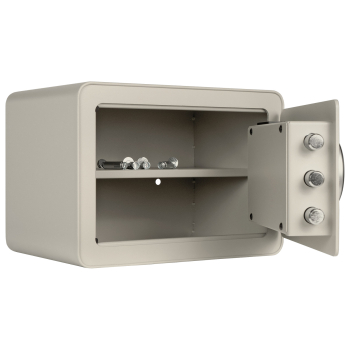 Rottner Möbeltresor Vintage-Grey Elektronikschloss inkl. Fingerprint