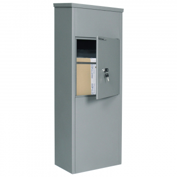 Rottner Stand Paketbriefkasten Parcel Keeper 1000 silber