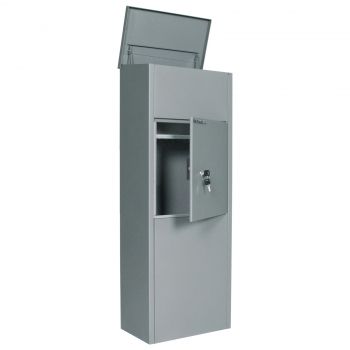 !! AKTION !! Rottner Stand Paketbriefkasten Parcel Keeper 1000 silber