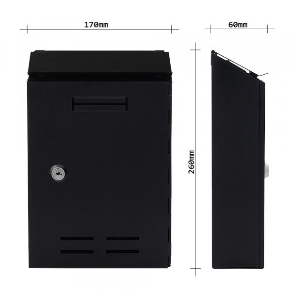 Rottner Briefkasten Standard I anthrazit