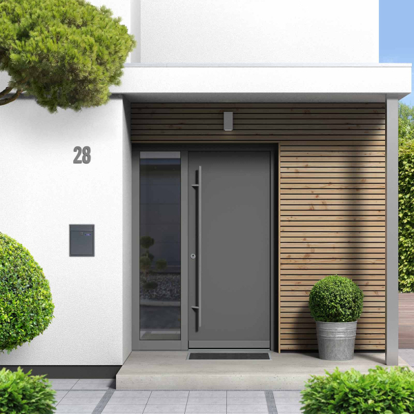 Rottner Briefkasten Como anthrazit