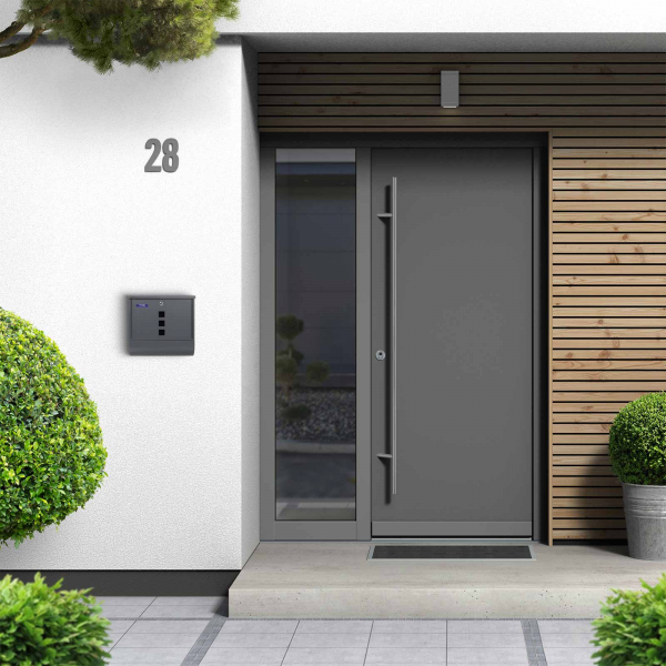 Rottner Briefkasten Costa anthrazit