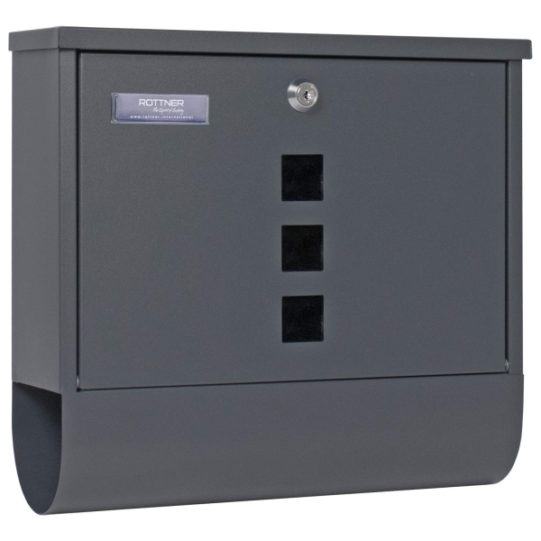 Rottner Briefkasten Costa anthrazit