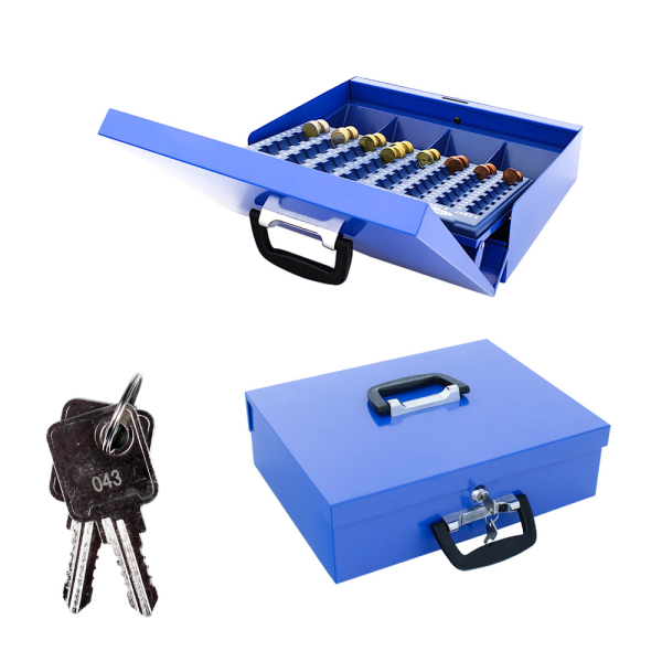 Rottner Geldkassette Brüssel blau